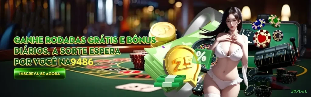 Imagem promocional do login da 307bet